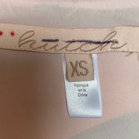 Hutch Geo Wrap Mini Dress in Pink Combo Size XS NWOT - Picture 14 of 15